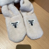 Prada Fashion Bear Ear Hat Scarf One Piece