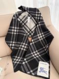 Burberry New Classic Hooded Small Shawl Wool Cape Size: 30x 195 CM