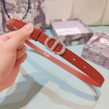 Gucci New Fashion Diamond Double Sided Head Leather Belt 20MM