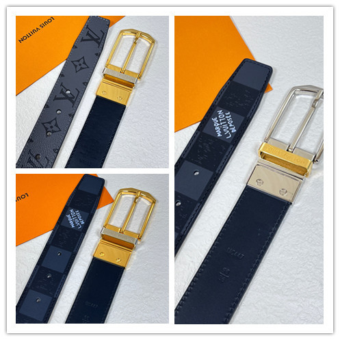 Louis Vuitton New Classic Versatile Leather Belt 35MM