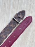 Louis Vuitton New Classic Versatile Double Sided Available Belt 30MM