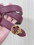 Louis Vuitton New Fashion Versatile Lychee Pattern Double Sided Available Belt 30MM