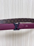Louis Vuitton New Classic Versatile Double Sided Available Belt 30MM
