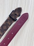 Louis Vuitton New Classic Versatile Double Sided Available Belt 30MM
