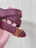 Louis Vuitton New Classic Versatile Double Sided Available Belt 30MM