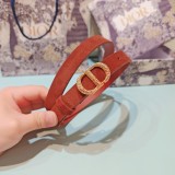 Gucci New Fashion Diamond Double Sided Head Leather Belt 20MM