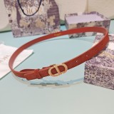 Gucci New Fashion Diamond Double Sided Head Leather Belt 20MM