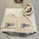 Louis Vuitton New Couple Classic Versatile Wool Hat Scarf Set