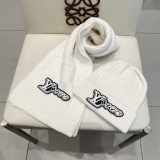Louis Vuitton New Couple Classic Versatile Wool Hat Scarf Set