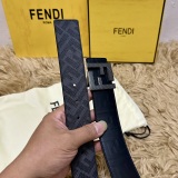 Fendi New Classic Versatile Double FF Double sided Available Belt 40MM