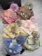 Prada New Couple Fashion Hairball Hat Scarf Glove Set