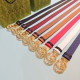 Gucci New Fashion Double Sided Head Leather Belt 30MM