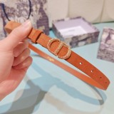 Gucci New Fashion Diamond Double Sided Head Leather Belt 20MM