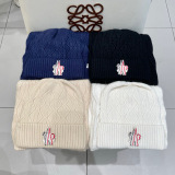 Moncler New Couple Classic Versatile Wool Hat Scarf Set