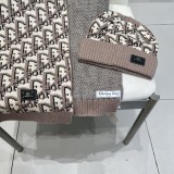 Chanel New Couple Classic Versatile Wool Hat Scarf Set