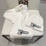 Louis Vuitton New Couple Classic Versatile Wool Hat Scarf Set
