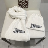 Louis Vuitton New Couple Classic Versatile Wool Hat Scarf Set
