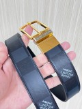 Louis Vuitton New Classic Versatile Leather Belt 35MM