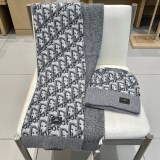 Chanel New Couple Classic Versatile Wool Hat Scarf Set