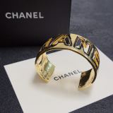 Chanel New Fashion Versatile Wide Hollow Bracelet
