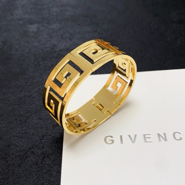Givenchy Fashion Versatile Wide Edition Hollow Carving Bracelet