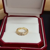 Cartier New Couple Classic Fashion Diamond Set Ring
