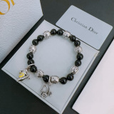 Dior New Fashion Versatile Multi Element Agate Thai Silver Style Bracelet