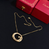 Cartier New Unisex Classic Fashion Diamond Set Leopard Head Necklace