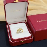 Cartier New Couple Classic Fashion Diamond Set Ring