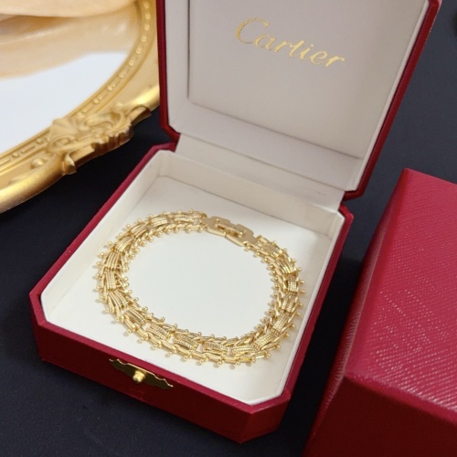 Cartier New Couple Hip Hop Punk Fishbone Bracelet