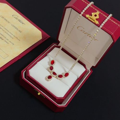 Cartier New Unisex Fashion Diamond Set Necklace