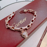 Cartier New Classic Fashion Diamond Set Leopard Head Bracelet