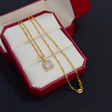 Cartier New Couple Classic Fashion Diamond Set Necklace