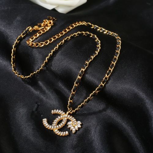 Chanel New Fashion Diamond Double C Sheepskin Necklace