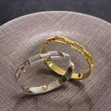 Louis Vuitton New Clover Logo Tank Interlocking Hollow Bracelet