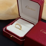 Cartier New Couple Classic Fashion Diamond Set Ring