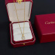 Cartier New Couple Classic Fashion Diamond Set Necklace
