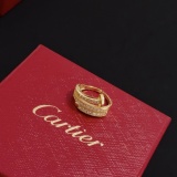 Cartier New Couple Classic Fashion Diamond Set Ring