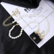 Chanel Fashion Bag Pearl Necklace