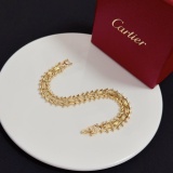 Cartier New Couple Hip Hop Punk Fishbone Bracelet
