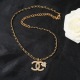 Chanel New Fashion Diamond Double C Sheepskin Necklace