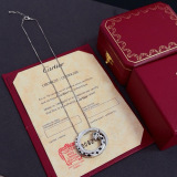 Cartier New Unisex Classic Fashion Diamond Set Leopard Head Necklace