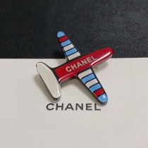 Chanel New Fashion Versatile Acrylic Airplane Brooch