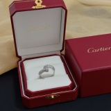 Cartier New Couple Classic Fashion Diamond Set Ring