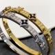 Louis Vuitton New Couple Versatile Clover Logo Bracelet