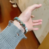 Balenciaga Fashion Multi Element Natural Porcelain Flower Stone Bracelet