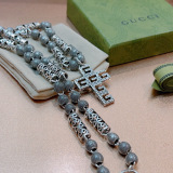 Gucci Vintage Versatile Cross Double G Necklace