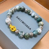Balenciaga Fashion Multi Element Natural Porcelain Flower Stone Bracelet
