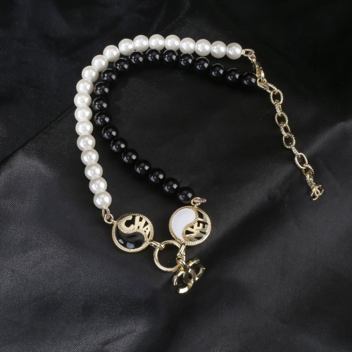 Chanel Fashion Black and White Tai Chi Necklace