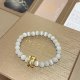 Bvlgari Fashion Natural Cat Eye Stone Bracelet